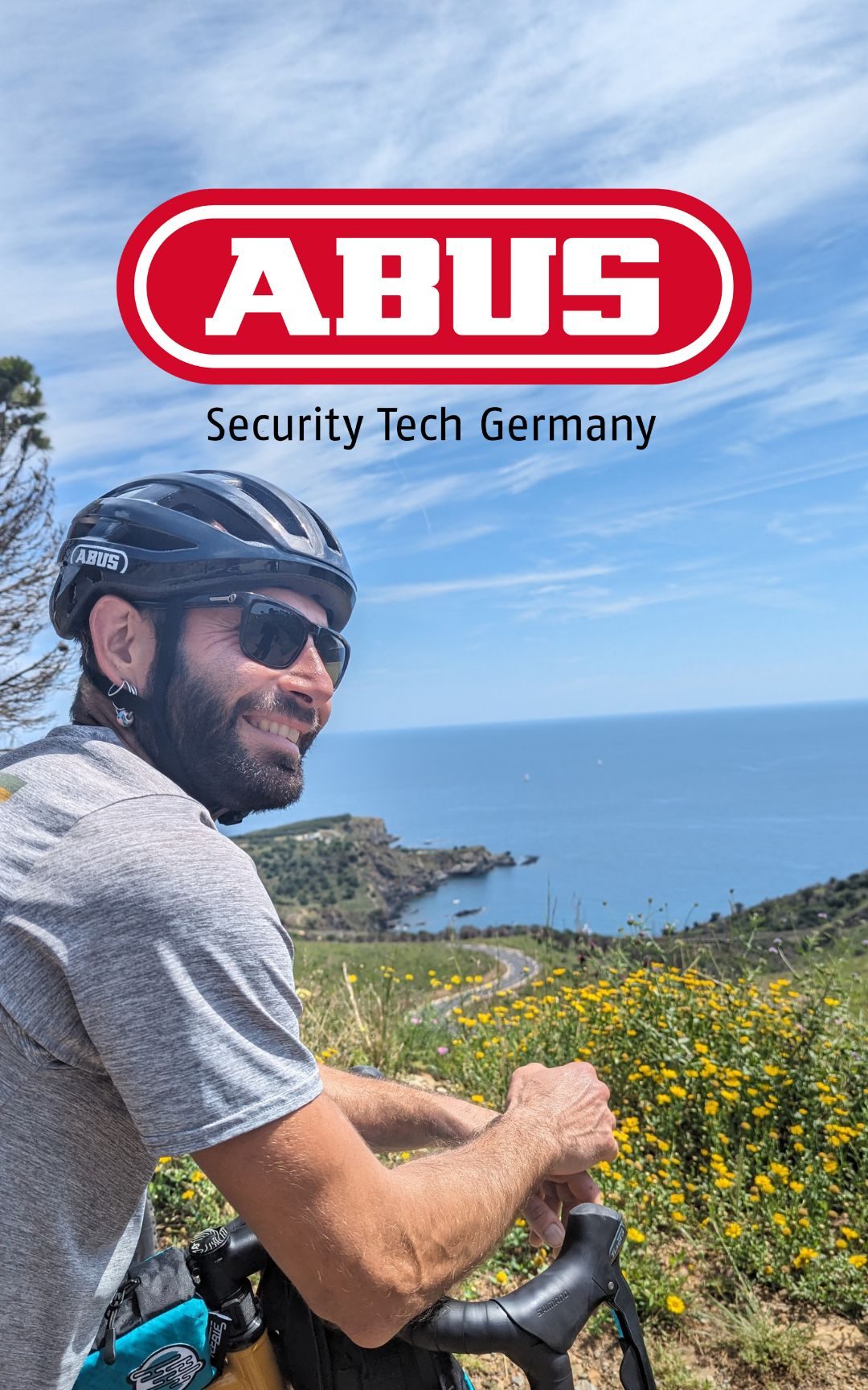 Abus est une marque très connue dans la fabrication d'antivol et de casques vélo.